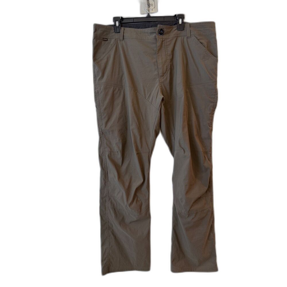 KUHL Men's Hiking Pants 40x32 Olive Brown Outdoor Trail Performance Climbing